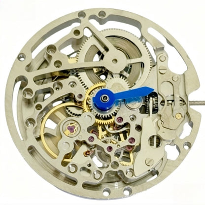 30.4mm Hollow Chinese 2813 8205 Auto Mechanical Movement Big Date 3 Hands Silver Rotor Screw