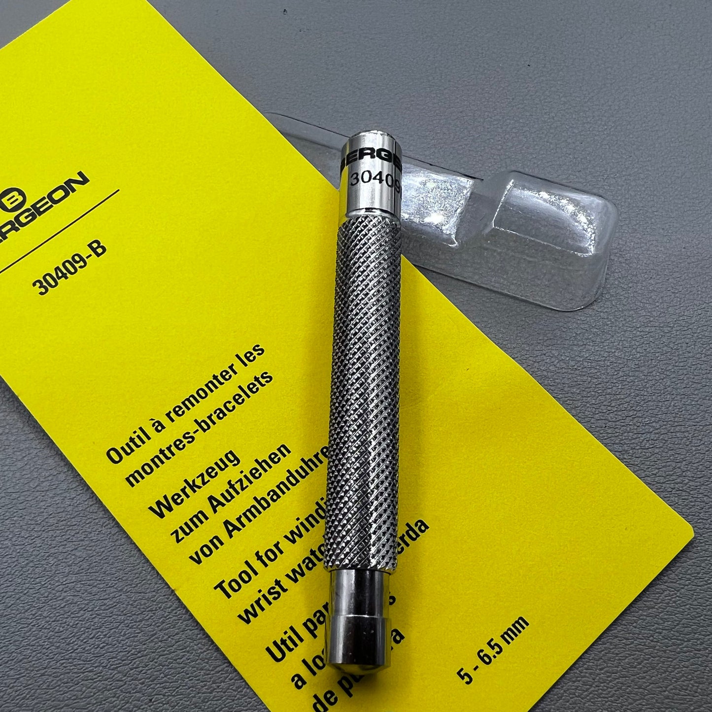 Swiss Bergeon 30409-B Watch Winding Winder Tool Suits Buttons