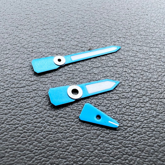 Enamel Blue Painted C3 Luminous Watch Hands for Casioak GA2100 GAB2110 Watch