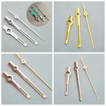 D Just Hands Silver Gold Rose Gold Watch Hands Lume Pointers Fit RLX3135/3235