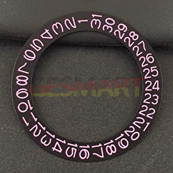 Black Background Pink Character Date Disk Date Wheel Overlay for NH35 NH36