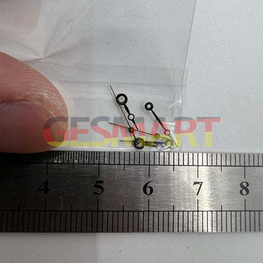 Black watch hands set for Miyota 2035 movement, 13/11/8mm lengths by NO.1300, sleek accessory update