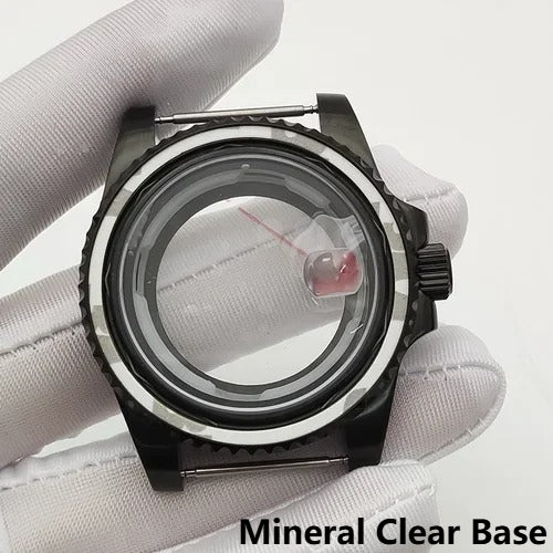 40mm Submariner GMT Sapphire Crystal Watch Case for for NH35/36 8215 8200 2813