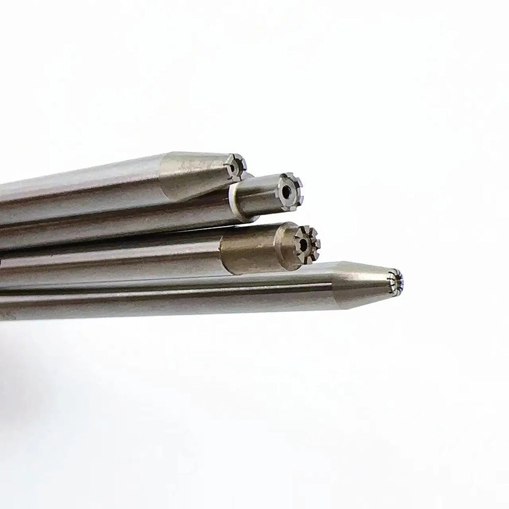 4pcs 5.07mm oscillating rotor axle punches set for RLX watch repair, compatible with 1530-3135 calibers