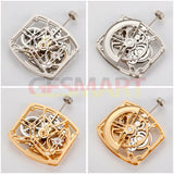 Asian HZ1C01A Silver/Golden/Black Barrel Shape Automatic Mechanical Movement