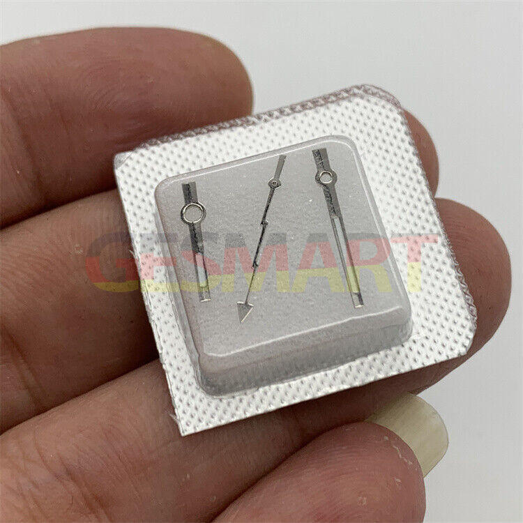 Green lume three-hand set with lightning second hand for Miyota NH35/NH36, boosting visibility and style.