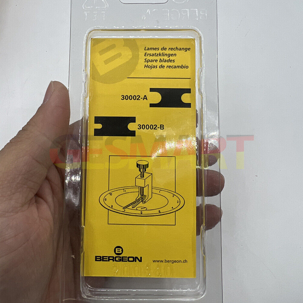 Bergeon 30002 precision hand remover tool for clocks, essential for watchmakers and alarm clock repairs.