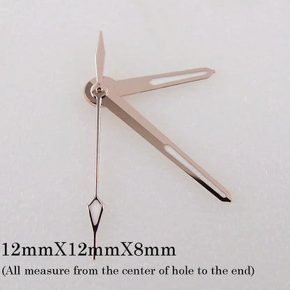 Green luminous watch hands set, compatible with NH35 NH36 7s36 7s25 7s35 6r15 movements.
