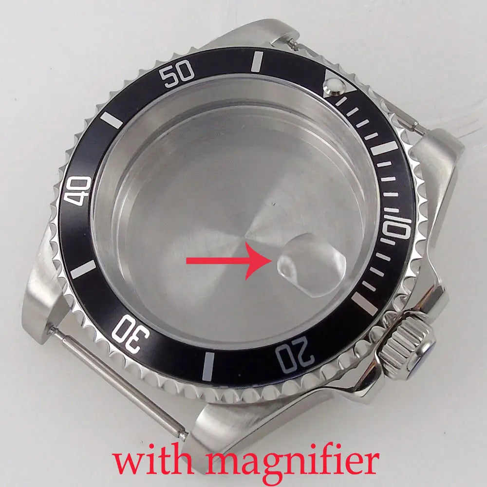 40mm Sapphire Watch Case For NH35/NH36 Miyota 82Series DG2813 3804 ETA 2836