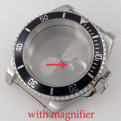 40mm Sapphire Watch Case For NH35/NH36 Miyota 82Series DG2813 3804 ETA 2836