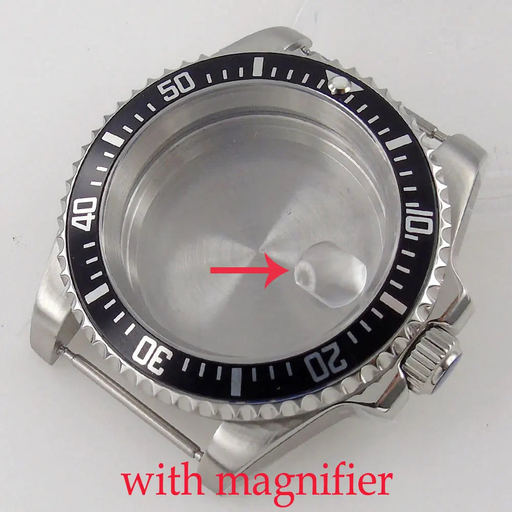 40mm Sapphire Watch Case For NH35/NH36 Miyota 82Series DG2813 3804 ETA 2836