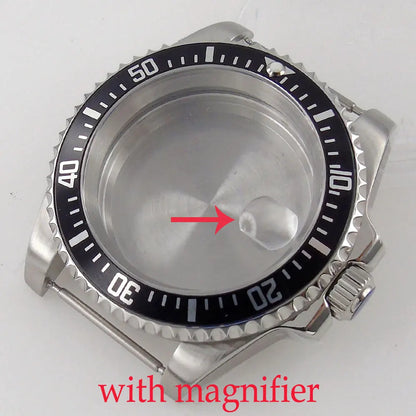 40mm Sapphire Watch Case For NH35/NH36 Miyota 82Series DG2813 3804 ETA 2836