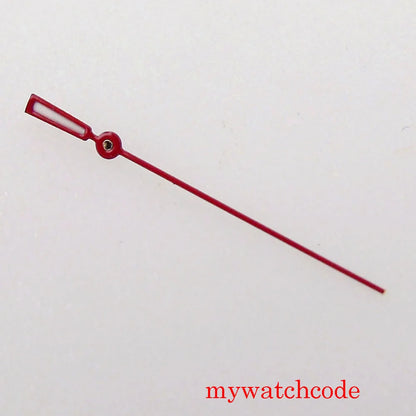 Green luminous wristwatch second hands for NH35 NH36 7s36 movements, colorful, high quality, brand compatible.