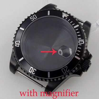 40mm Sapphire Watch Case For NH35/NH36 Miyota 82Series DG2813 3804 ETA 2836