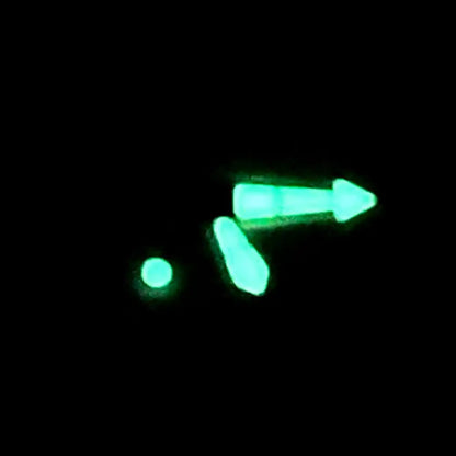 C3 Super Lume Green Luminous Silver Green Watch Hands for NH35 NH36 4R35 7029