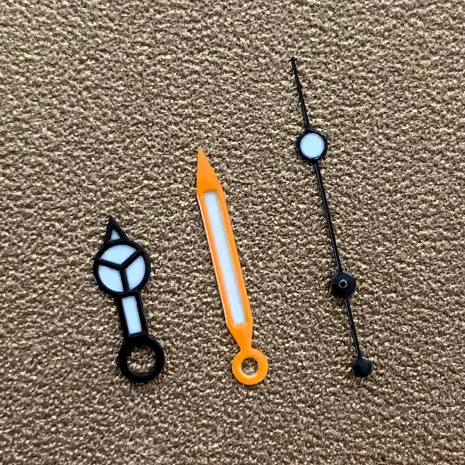 Orange Blue Watch Hands Fit For NH35 NH36  7s26 4r35 7009 Movement
