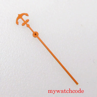 High Quality Green Luminous Colorful Wristwatch Second Hands Needles Fit NH35 NH36 7s36 7s25 7s35 6r15 4r15 4r35 4r36 Movement