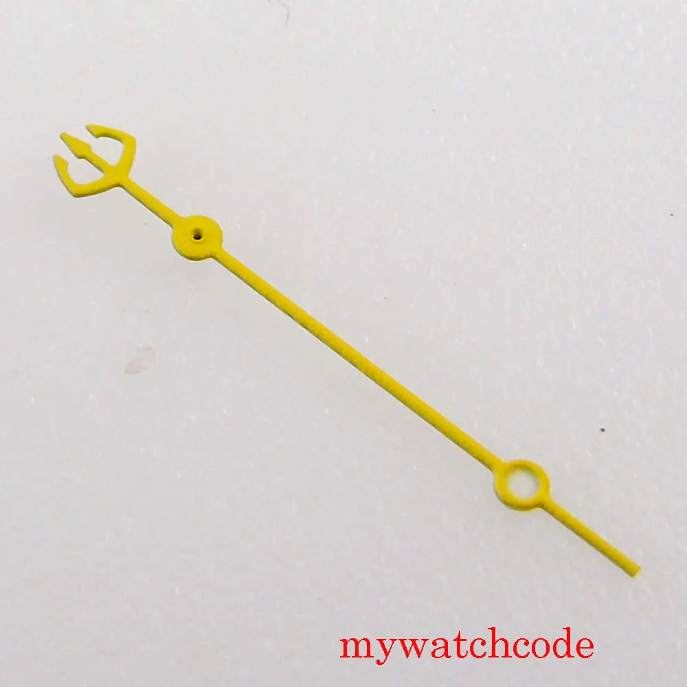 High Quality Green Luminous Colorful Wristwatch Second Hands Needles Fit NH35 NH36 7s36 7s25 7s35 6r15 4r15 4r35 4r36 Movement