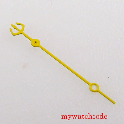 High Quality Green Luminous Colorful Wristwatch Second Hands Needles Fit NH35 NH36 7s36 7s25 7s35 6r15 4r15 4r35 4r36 Movement