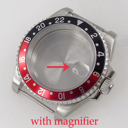 40mm Sapphire Watch Case For NH35/NH36 Miyota 82Series DG2813 3804 ETA 2836