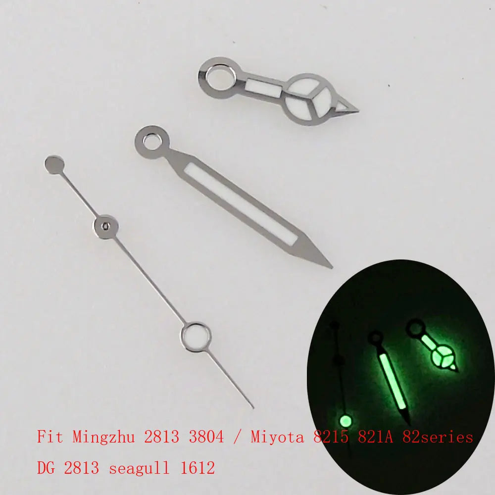 Silve Trim Watch Hands fit NH35/36 7S26 7S36 7S25 6R15 4R15 ETA 2824 Miyota 8215