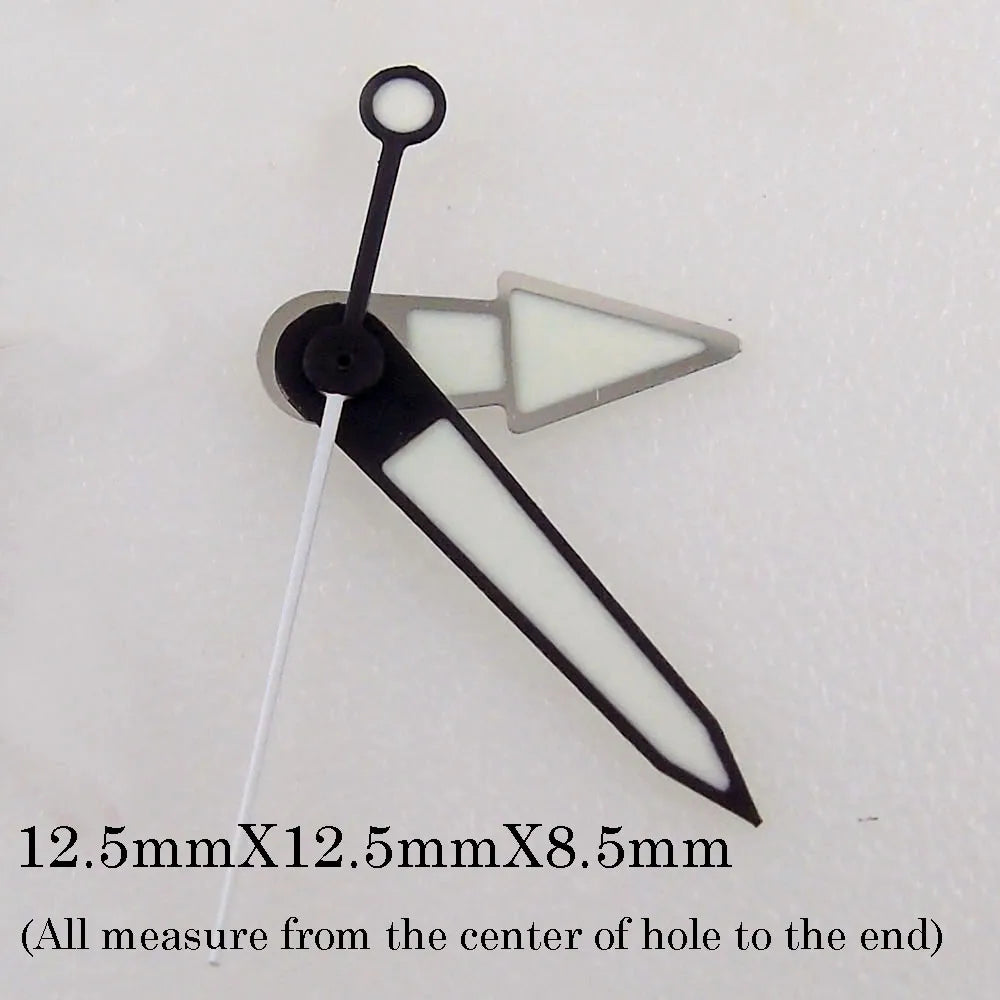 Green Luminous Watch Hands Set Fit NH35 NH36 7s36 7s25 7s35 6r15 4r15 4r35 4r36 Movement Wristwatch Accessories