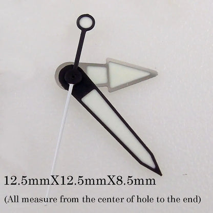Green Luminous Watch Hands Set Fit NH35 NH36 7s36 7s25 7s35 6r15 4r15 4r35 4r36 Movement Wristwatch Accessories