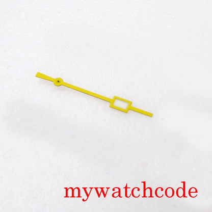High Quality Green Luminous Colorful Wristwatch Second Hands Needles Fit NH35 NH36 7s36 7s25 7s35 6r15 4r15 4r35 4r36 Movement