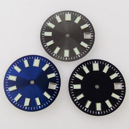 29mm Super Luminous Watch Dial For ETA2824 2836 NH36/35 7S26 62mas Date Sunburst