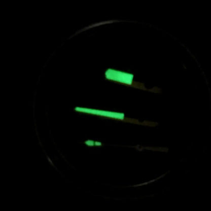 Modified Gold Trim with Green Lume Watch Hands For NH35 NH36 7S26 4R35 7009