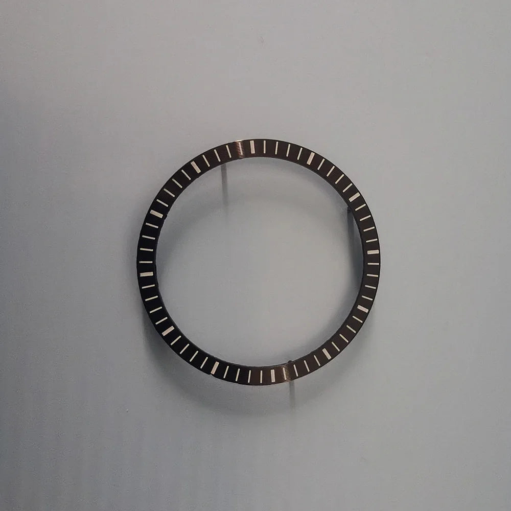 Mod Watch Accessoires Schwarz Silber Blau Grün 28,5 mm*24,5 mm Kapitel Ring Uhr Dial für japanische NH70 Bewegung Uhr