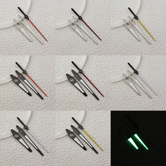 8X12,5X13 Mm Pfeilform C3 Grüne Leuchtmasse Passend für NH35 NH36/4R/7S Bewegung