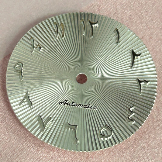 White 29mm No Logo Watch Dial For ETA2824 2836 Movement No Lume