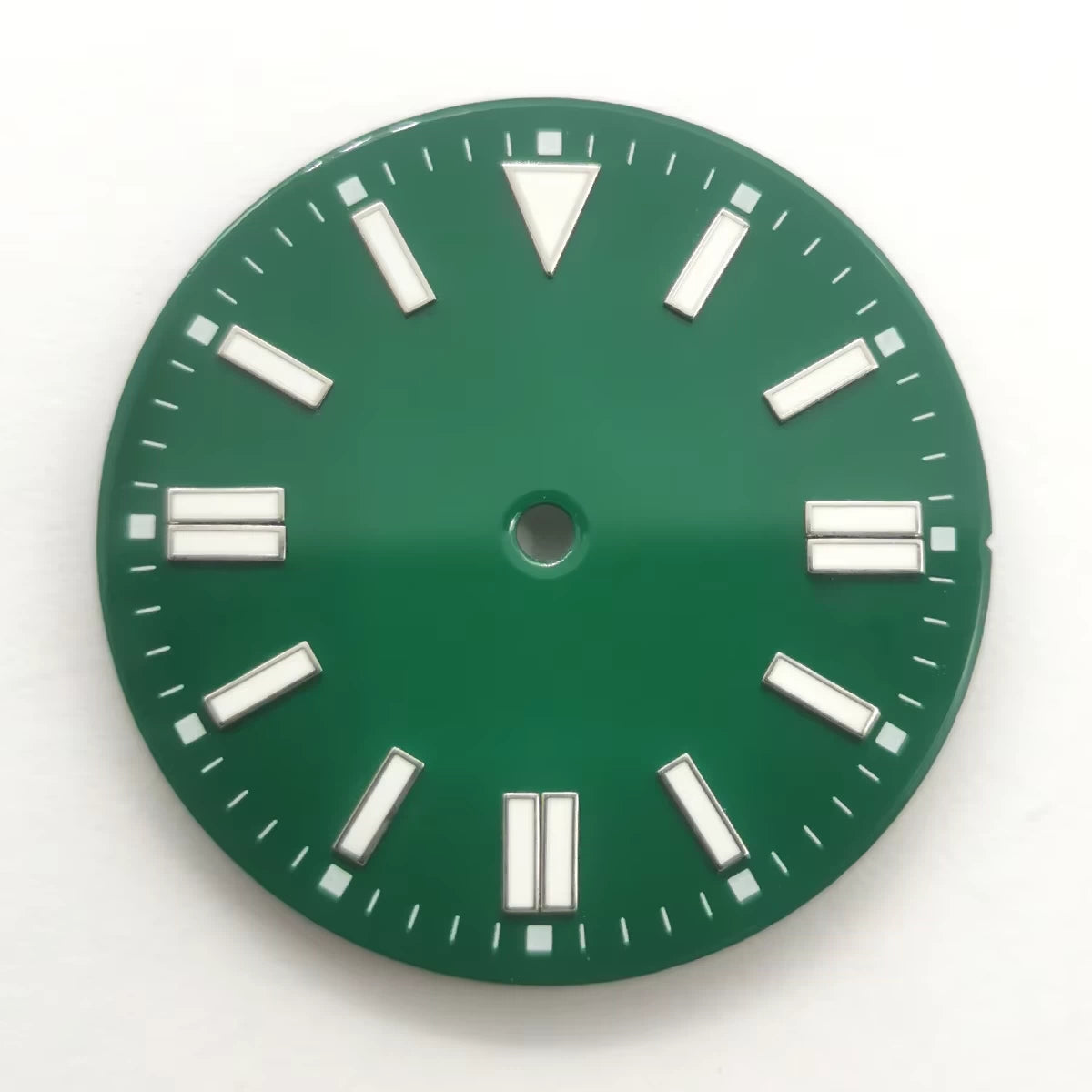28.5mm Blue Lume Green Watch Dial For ETA2836 2824 Miyota 8205 8215