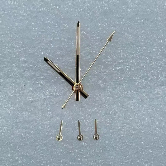 Rose Golden Trim Green Luminous 6 Hands for VK63 Watch Movement