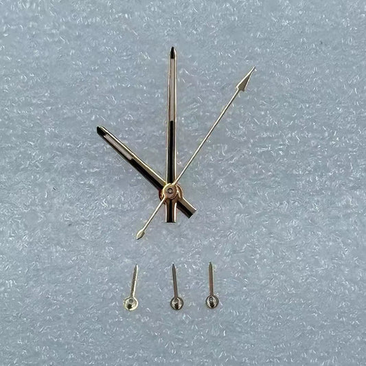 Rose Golden Trim Green Luminous 6 Hands watch hands for VK63 movement, precision design