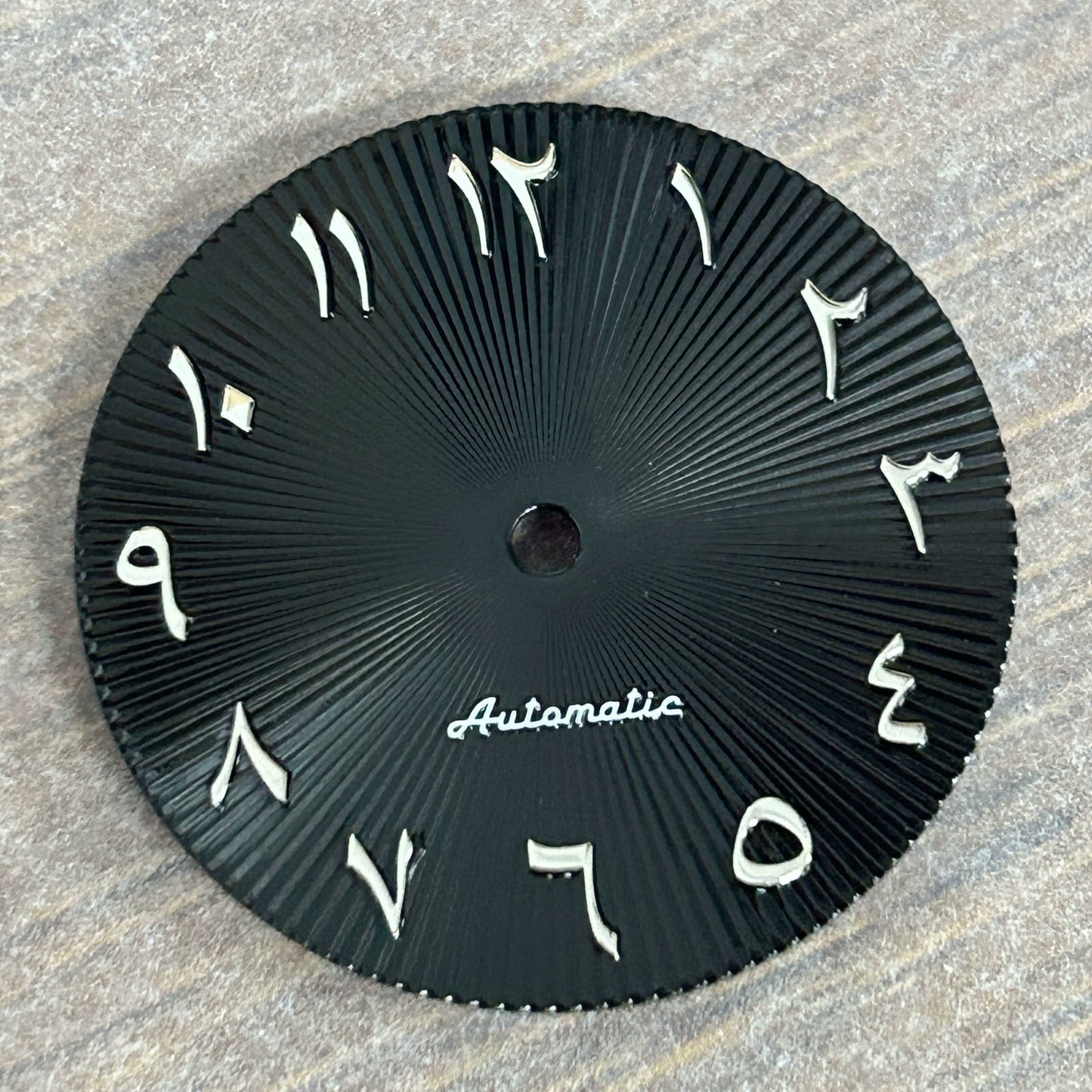 Black 29mm No Logo Watch Dial For ETA2824 2836 Movement No Lume