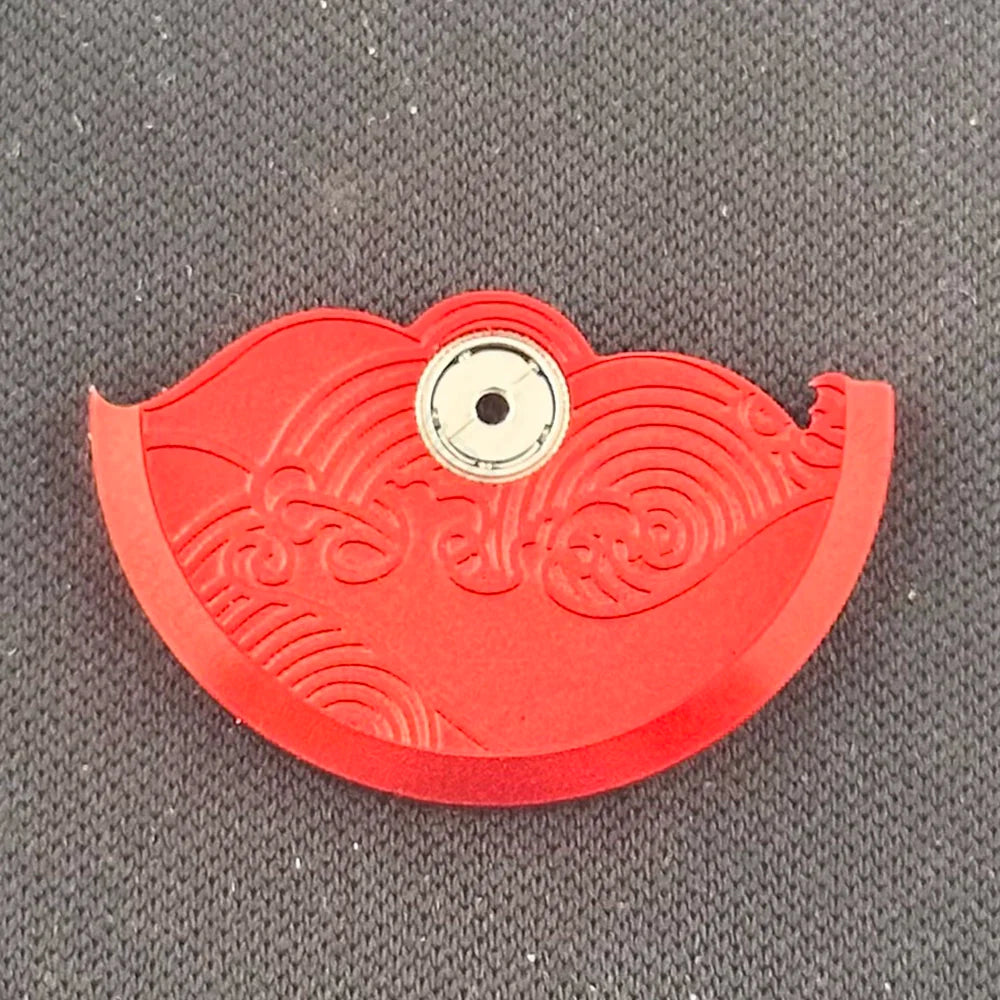Modified Red Auspicious Clouds Rotor Oscillating Weight for NH35 NH36 Movement