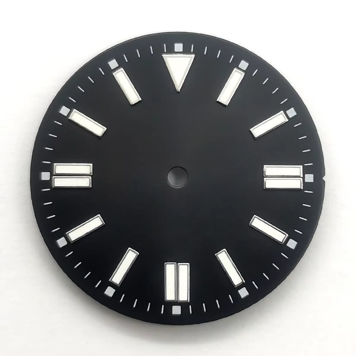 28.5mm Blue Lume Black Watch Dial For ETA2836 2824 Miyota 8205 8215