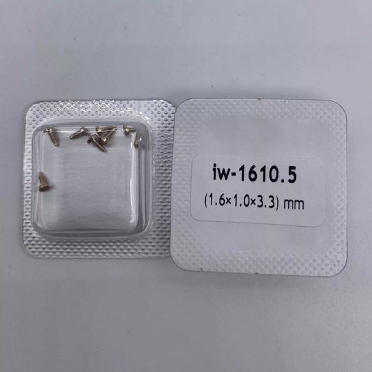 Vis de fond de boîtier de montre IWC en or rose 1,6 x 1 x 3,3 mm pour montre IWC