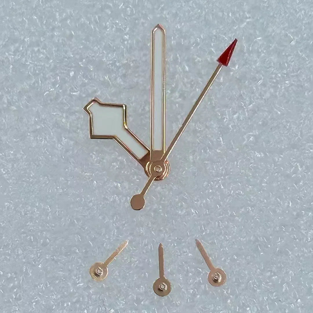 Rose Golden Trim Green Luminous 6 Hands for VK63 Movement watch, enhancing precision and style