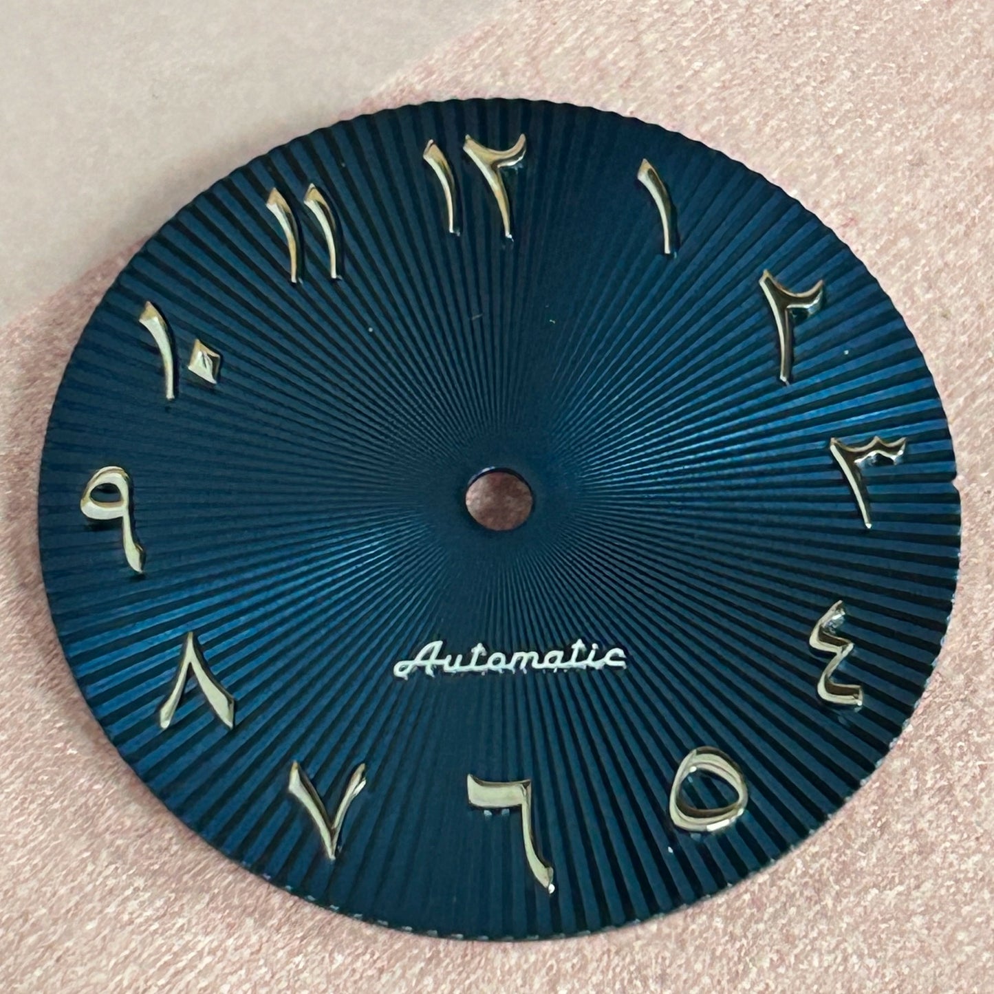 Dark Blue 29mm No Logo Watch Dial For ETA2824 2836 Movement No Lume