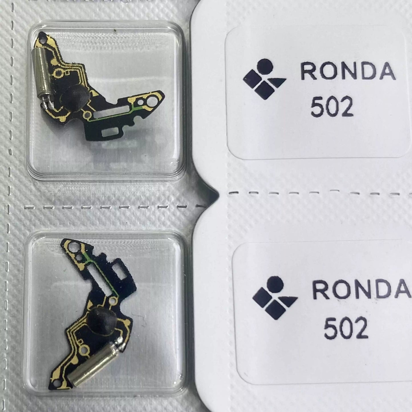 Lot de 3 circuits imprimés neufs de fabrication suisse pour montre Ronda 502 512