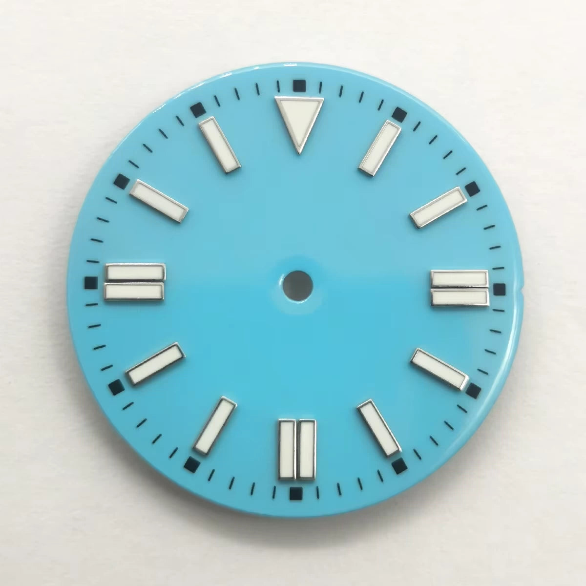 28.5mm Blue Lume Light Blue Watch Dial For ETA2836 2824 Miyota 8205 8215