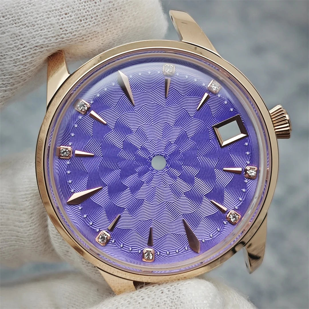 33mm Bubble Crystal Women's Cocktail Steel Watch Case for NH35/NH36/4R35A/4R36A