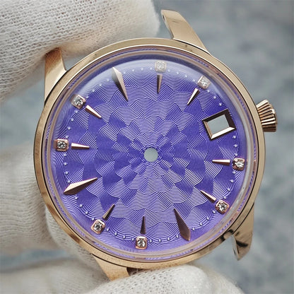 33mm Bubble Crystal Women's Cocktail Steel Watch Case for NH35/NH36/4R35A/4R36A