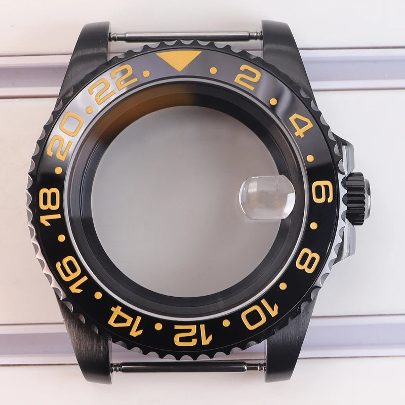 40mm Watch Case For NH34 NH35 NH36 NH38 NH70 4R36 Miyota 8215 Eta 2824 GMT SUB