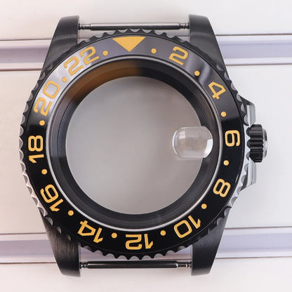 40mm Watch Case For NH34 NH35 NH36 NH38 NH70 4R36 Miyota 8215 Eta 2824 GMT SUB