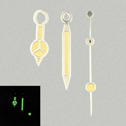 Modified Green Luminous Watch Hands Pointers for NH35/NH36/4R/7S Movement
