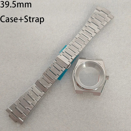39.5mm Case+Strap Sapphire Crystal Super Player Watch Case For NH35/36/4R/7S